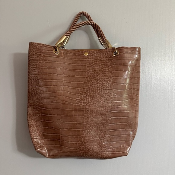 Zara Woman Tote and Crossbody Bag in Taupe - Picture 1 of 9